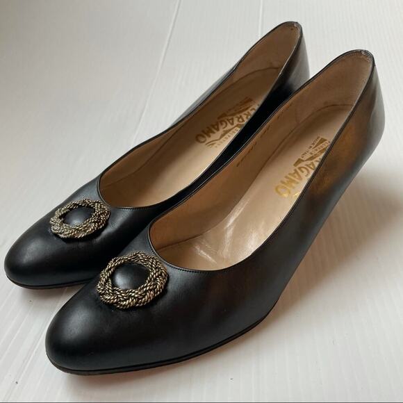 Salvatore Ferragamo vintage Italian leather shoes - Picture 16 of 16